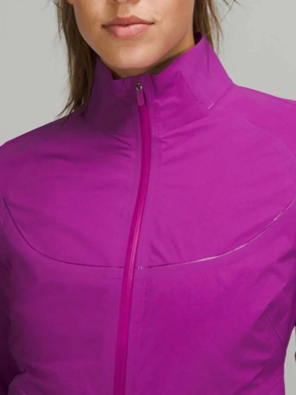 Lululemon Fast and Free Windbreaker Jacket  Vivid Plum Purple